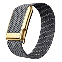 Nylon Wrist Strap for Whoop 5.0 Life/MG Band ECG Compatible Strap - Durable, Adjustable Strap | Breathable, Comfortable Bands for Workout, Sleep (Device Not Included) (GREY GOLD)