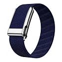 Nylon Wrist Strap for Whoop 5.0 Life/MG Band ECG Compatible Strap - Durable, Adjustable Strap | Breathable, Comfortable Bands for Workout, Sleep (Device Not Included) (Navy Blue Titanium)