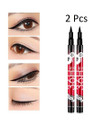 NYN HUDA Insta Beauty Water & Smudge Proof 36 Hour Long Lasting Liquid EyeLiner Pack of 2 5 g
