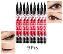 NYN HUDA Insta Beauty Water & Smudge Proof 36 Hour Long Lasting Liquid EyeLiner Pack of 9 22.5 g