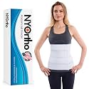 NYOrtho Abdominal Binder Lower Waist Support Belt - Compression Wrap for Men and Women MADE IN USA