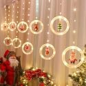 NYRWANA Valentine &amp; Christmas Decorations | LED Flashing Bubble String Lights, Cute Round Ornament Lights for Xmas Tree, Garden &amp; Romantic Home Decor, USB Operated Warm White