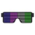 NYRWANA LED Glasses for Party, Light Glasses for Party, LED Glow Glasses, Glow Glasses for Party, USB Rechargeable, Glasses for Concerts & Nightclubs - RGB Color