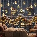 NYRWANA Valentine &amp; Christmas Decorations | LED String Wishing Ball Lights, Colorful Snowman &amp; Xmas Tree Fairy Wire Lights for Window, Wall &amp; Romantic Home Decor