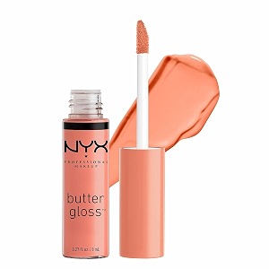 nyx professional makeup butter glossy  sunday mimosa 027 ounce
