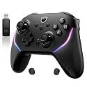 NYXI Master P1 2.4G Wireless PC Controller - Hall Effect Joystick, Hall & Micro Changable Triggers, Audio Controls, Adjustable Turbo/Vibration, Programmable Quick-Latch - for PC/Switch/iOS/Android