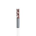 NZ 1/2" 4-Flute Square End Mill HRC55 TiSiN-Coated for Hardened Steel, Stainless, Titanium, Alloy Steel &amp; Cast Iron