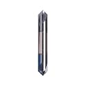 NZ 3/8" 4-Flute Double-Ended Chamfer Mill, CNC Milling Bits AlTiN-Coated Solid Carbide 90° V-Groove for Alloy Steel, Hardened Steel & Stainless Steel | 1-Pack