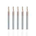 NZ 4 Flute 1/16" Square End Mill Set with TiSiN Coating, Milling Cutter HRC55 for Machining Hardened Steel, Stainless Steel, Titanium Alloy, Alloy Steel, Cast Iron