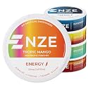 NZE Caffeine Nootropic Pouches (Variety Pack) - Energy Pouches with 50mg Caffeine, Alpha GPC, L-Tyrosine &amp; L-Theanine with No Sugar or Artificial Sweeteners - 15 Pouches Per Can - 5 Pack