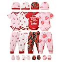 NZRVAWS Newborn Baby Boy Girl Clothes Unisex Preemie Infant Must Have Pants Set Outfits 0-18 Months 20 Pcs Essentials Gift