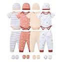 NZRVAWS Newborn Baby Boy Girl Clothes Unisex Preemie Infant Must Have Pants Set Outfits 0-18 Months 20 Pcs Essentials Gift