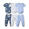 NZRVAWS Newborn Baby Girl Clothes Long Sleeve