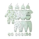 NZRVAWS Preemie Newborn Baby Boy Clothes Infant Clothing Romper Pant Outfits Set Layette Essentials 19 Pieces 0 3 6 12 Months