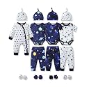 NZRVAWS Preemie Newborn Baby Boy Clothes Infant Clothing Romper Pant Outfits Set Layette Essentials 19 Pieces 0 3 6 12 Months