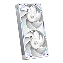 NZXT F240X - 240mm Single-Frame PWM RGB Performance Fan - White