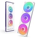 NZXT F420 RGB Core - 420mm Single-Frame RGB Fan Unit - White