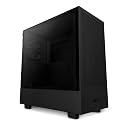 NZXT H5 Flow Compact ATX Mid-Tower PC Gaming Case - High Airflow Perforated Front - Tempered Glass Side - Cable Management - 2 x 120mm Fans Included - 280mm Radiator Support - Black
