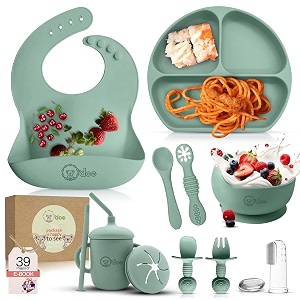 Odoe BPA-Free Silicone Baby Feeding Set