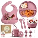 O39doe 11-Piece BPA-Free Silicone Baby Feeding Set