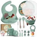 O39doe 17-Piece BPA-Free Silicone Baby Feeding Set