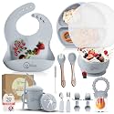 O39doe 17-Piece BPA-Free Silicone Baby Feeding Set