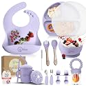 O39doe 17 Pieces Baby LED Weaning Accessories