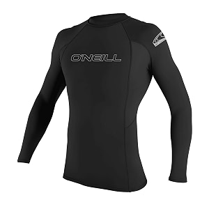 o39neill men39s basic skins upf 50 long sleeve rash guard
