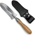 O'Shine 7" Japanese Hori Hori Garden Knife - Heavy Duty Soil Knife