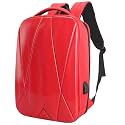 O-TBOST Gaming Backpack for Men 16 Inch Laptop Backpack Anti-theft Hard Shell Backpack with USB Port (Red)