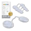 O2 Nose Filters with 3M Filtration - Nasal Screens for Allergies, Dust &amp; Smoke - Drug-Free &amp; Latex-Free Nose Filters - Invisible Allergy Protection (Trial Pack 4 Sizes)