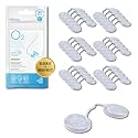 O2 Nose Filters with 3M Filtration - Nasal Screens for Allergies, Dust & Smoke - Drug-Free & Latex-Free Nose Filters - Invisible Allergy Protection (Large x 30)