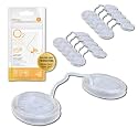 O2 Nose Filters with 3M Filtration - Nasal Screens for Allergies, Dust & Smoke - Drug-Free & Latex-Free Nose Filters - Invisible Allergy Protection (Small x 10)