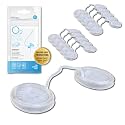 O2 Nose Filters with 3M Filtration - Nasal Screens for Allergies, Dust & Smoke - Drug-Free & Latex-Free Nose Filters - Invisible Allergy Protection (Large x 10)