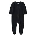 O2Baby Baby Boys Girls Organic Cotton Zip-Front