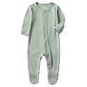 O2Baby Baby Boys Girls Organic Cotton Zip-Front