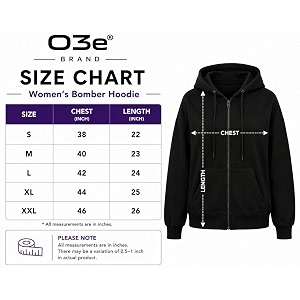 O3e Womens Polycotton Fleece Plain Full-Zip Hooded