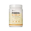 Fiber+ | Prebiotic, Probiotic &amp; Postbiotic for Gut Health | Sensitive Stomach Friendly | Supports Immunity &amp; Heart Health | Delicious Orange Flavour, Sugar-Free, 200g Powder