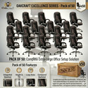 Oakcraft Luxury HIGH Back with Steel Base