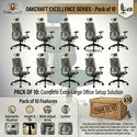 Oakcraft Mesh Office Adjustable Arm Chair