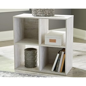 oakcraft multipurpose single cube storage organizer unit bed side table type rack diy shelf cabinet space saver 4-cube whitewash