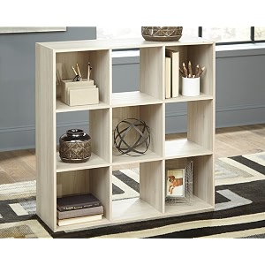 oakcraft multipurpose single cube storage organizer unit bed side table type rack diy shelf cabinet space saver 9-cube beige