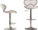 Oakcraft Stallion Cushioned Leatherette Upholstery Airlift Adjustable Swivel Solid Wood Bar Stool