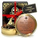 OakiWay Anniversary Sundial Compass Gift for Him or Her - Unique Gift Ideas for Husband or Wife, Men Wedding Anniversary 50th 40th 25th 20th Year Celebration, Gift Card Included