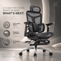 oakluxe Mesh Office Executive Chair BLACK Optional