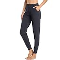 Oalka Women39s Joggers High Waist Yoga Pockets