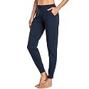 Oalka Women39s Joggers High Waist Yoga Pockets
