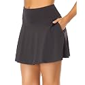 Oalka Women39s Pleated Skirt with Pockets High