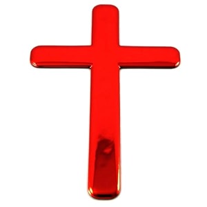 oan 3d chrome emblem automotive car bike badges logo self adhesive sticker christianjesus red