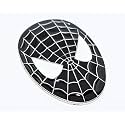 OAN 3D Chrome Emblem Automotive Car, Bike Badges Logo Self Adhesive Sticker (Spider Face, Black)